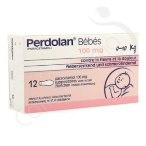 Perdolan Baby 100 mg - 12 zetpillen