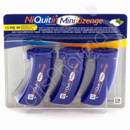 NiQuitin Minilozenge 1,5 mg - 60 comprimés à sucer