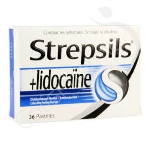 Strepsils + Lidocaïne - 36 pastilles
