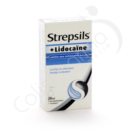 strepsils pastilles lidocaïne soulage les maux de gorge, les