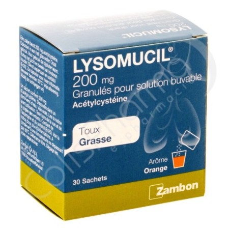 Lysomucil 200 mg - 30 sachets