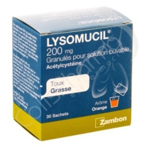 Lysomucil 200 mg - 30 sachets