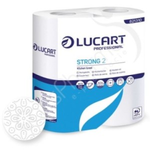 Lucart Strong 2 papieren handdoeken - 2 rollen