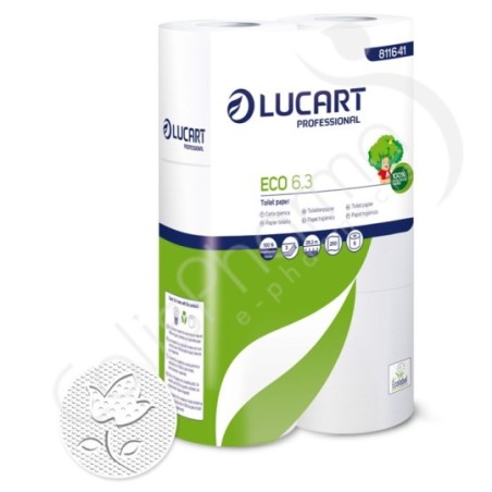 Lucart Eco Toiletpapier 6.3 - 6 rollen