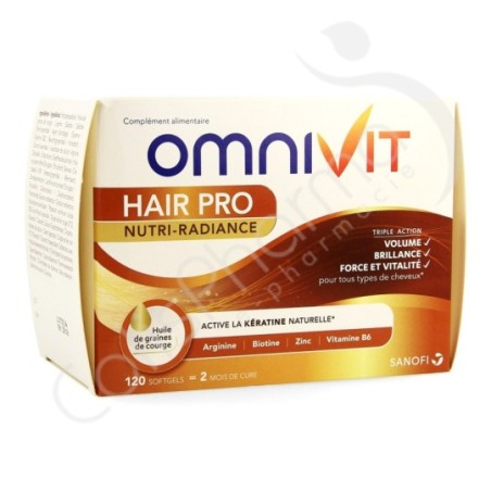 Omnivit Hair Pro Nutri-Radiance - 120 capsules