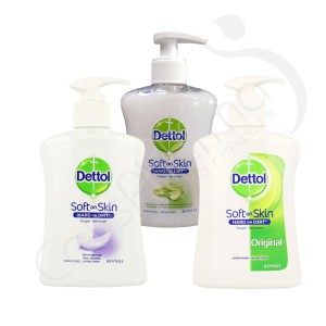 Dettolhygiene 3-Pack Wasgel - 3x250 ml