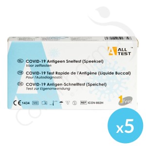Autotest Covid-19 - Test rapide antigénique salivaire - 5 tests
