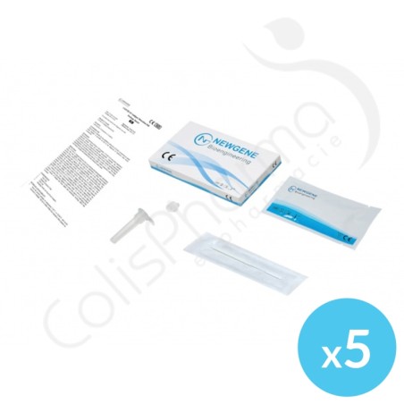 Autotest Covid-19 - Test rapide antigénique nasal - 5 tests
