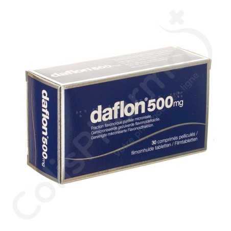 Daflon 500 mg - 30 comprimés