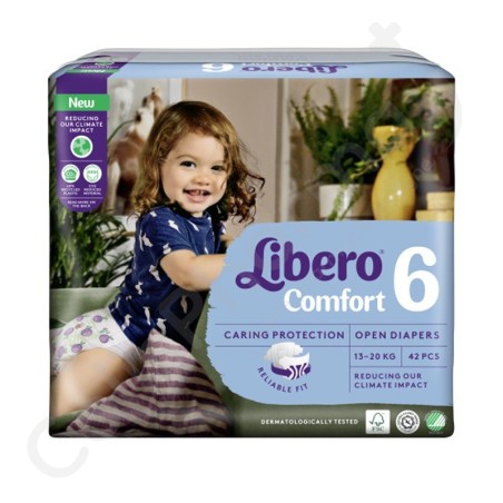Libero Comfort 6 - 13 à 20 kg - 42 langes bébé