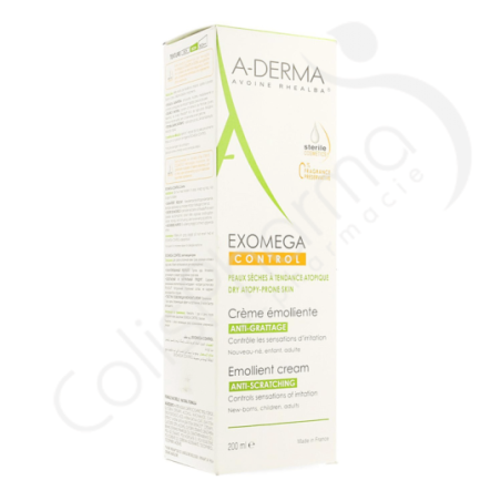 A-Derma Exomega Control Crème émolliente - 200 ml