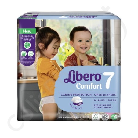 Libero Comfort 7 - 16 à 26 kg - 38 langes bébé