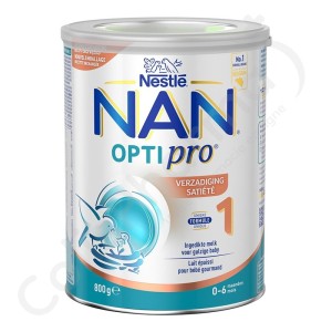 NAN Optipro Satiété 1 - Lait en poudre 800 g