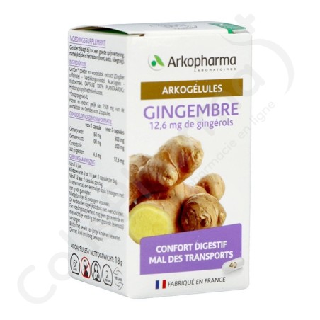 Gingembre - 280 mg - gélules