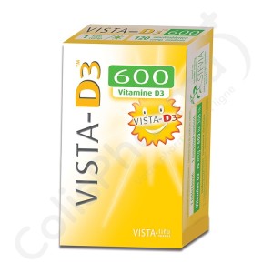 VISTA-D3 600 - 120 comprimés fondants