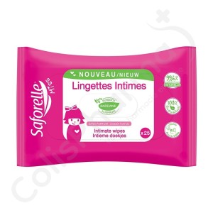 Saforelle Miss Lingettes - 25 pièces