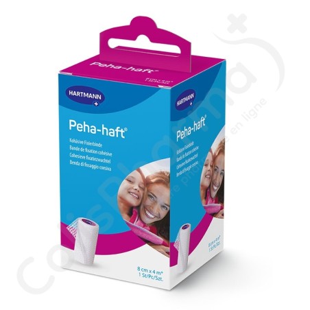 Peha-Haft Selfcare Latex Free 8 cm x 4 m - 1 pièce