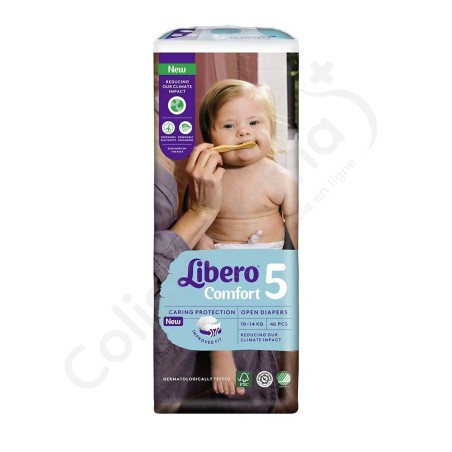 Libero Comfort 5 - 10 à 14 kg - 46 langes bébé