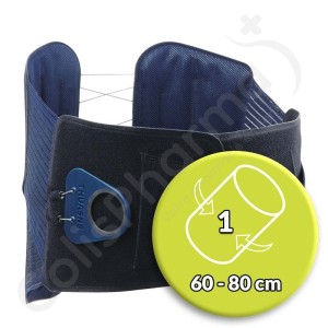 Thuasne Ceinture lombaire Lombastab - Hauteur 21 cm - Taille 1