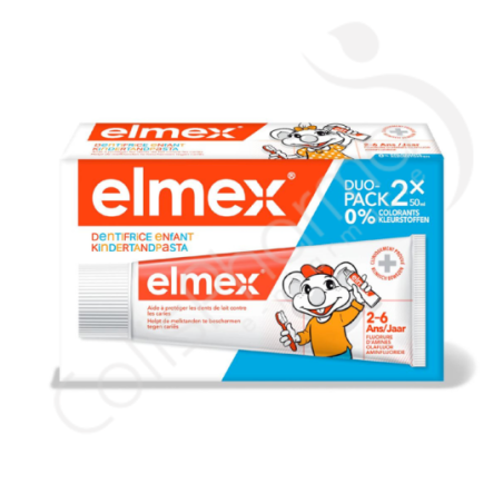 Elmex Tandpasta Kind - 2x50 ml