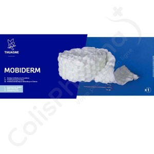 Thuasne Mobiderm Bandage Mobilisateur pour oedèmes - 10 cm x 3 m - Plots de 5 x 5 mm