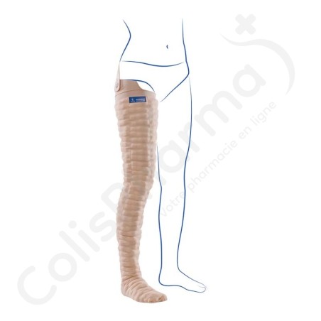 Thuasne Mobiderm Autofit Bas-Cuisse Mobilisateur Ajustable - Taille 1 Long