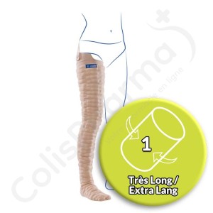 Thuasne Mobiderm Autofit Bas-Cuisse Mobilisateur Ajustable - Taille 1 Très Long