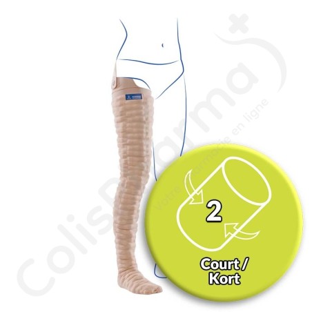 Thuasne Mobiderm Autofit Bas-Cuisse Mobilisateur Ajustable - Taille 2 Court