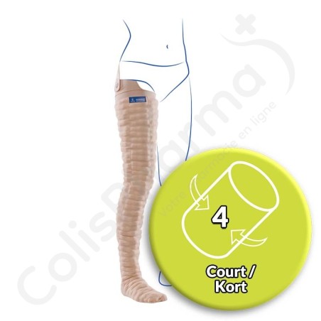 Thuasne Mobiderm Autofit Bas-Cuisse Mobilisateur Ajustable - Taille 4 Court