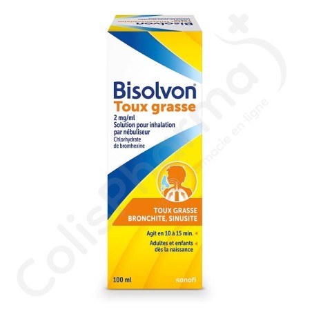 Bisolvon Toux Grasse 0,2% - Solution pour inhalation 100 ml