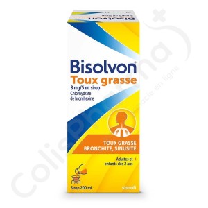 Bisolvon 8 mg/5 ml - Sirop 200 ml
