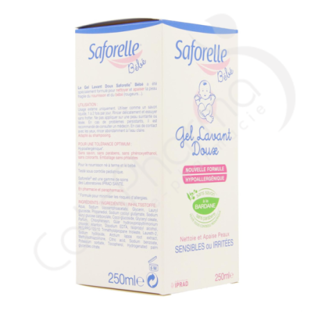 Saforelle Bébé Gel Lavant - 250 ml