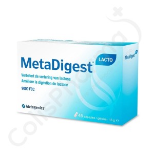 MetaDigest Lacto - 45 capsules