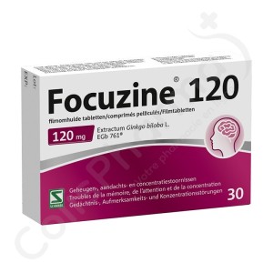 Focuzine 120 mg - 30 comprimés