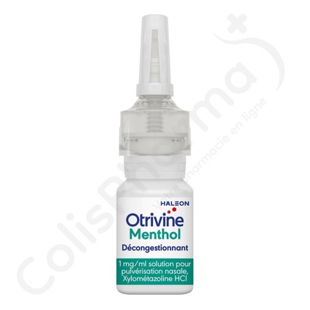 Otrivine Menthol Décongestionnant 1 mg/ml - Solution nasale 10 ml