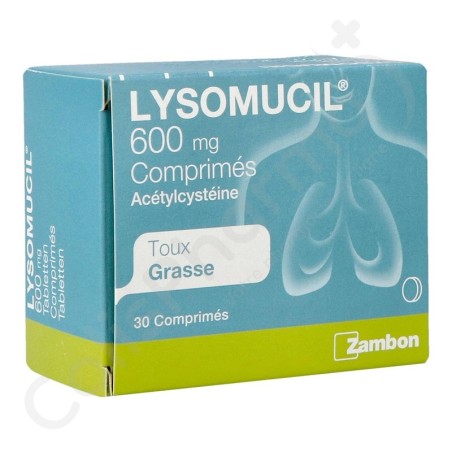 Lysomucil 600 mg - 30 comprimés