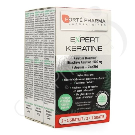 Forté Pharma Expert Kératine - 120 gélules