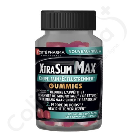 XtraSlim Max Eetlustremmer - 60 gummies