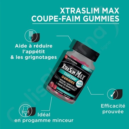 XtraSlim Max Eetlustremmer - 60 gummies