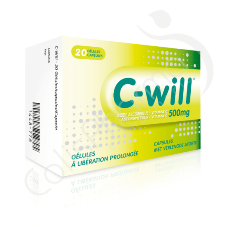 C-Will 500 mg - 20 gélules à libération prolongée