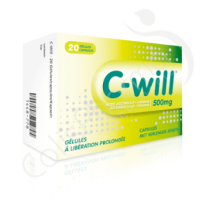 C-Will 500 mg - 20 capsules met verlengde afgifte