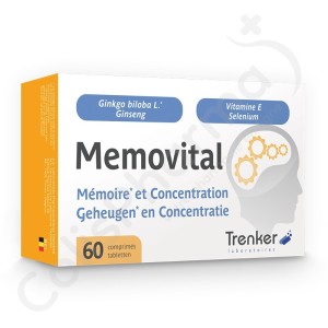 Memovital - 60 comprimés