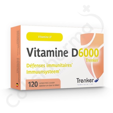 Vitamine D 6000 - 120 comprimés