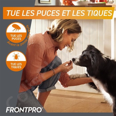 Frontpro Chien 2 à 4 kg - 3 comprimés à croquer