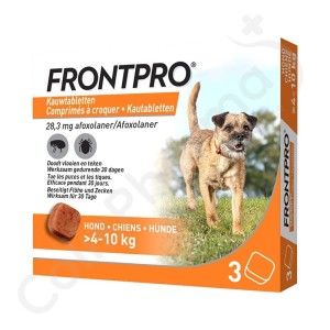 Frontpro Hond 4 - 10 kg - 3 Kauwtabletten