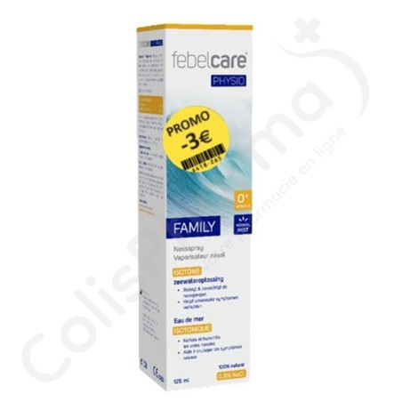 Febelcare Physio Isotonique Family Spray - 125 ml