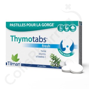 ThymoTabs Fresh - 24 pastilles à sucer