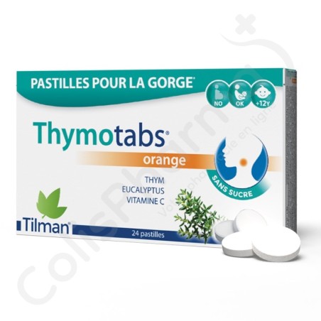 ThymoTabs Orange - 24 pastilles à sucer