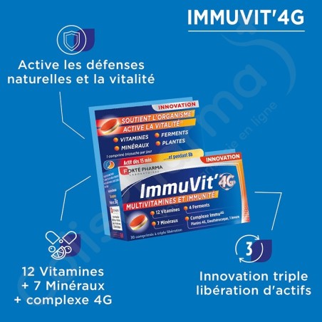 Immuvit' 4G - 60 comprimés