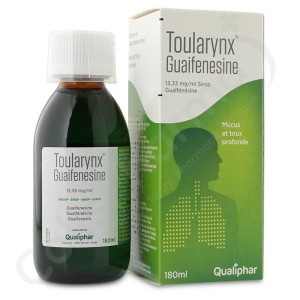 Toularynx Guaifenesine 13,33 mg/ml - Sirop 180 ml